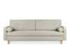 ERISO Beżowa sofa 3 osobowa rozkładana beżowy - zdjęcie 1