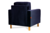 ERISO Granatowy welurowy fotel do salonu granatowy - zdjęcie 4