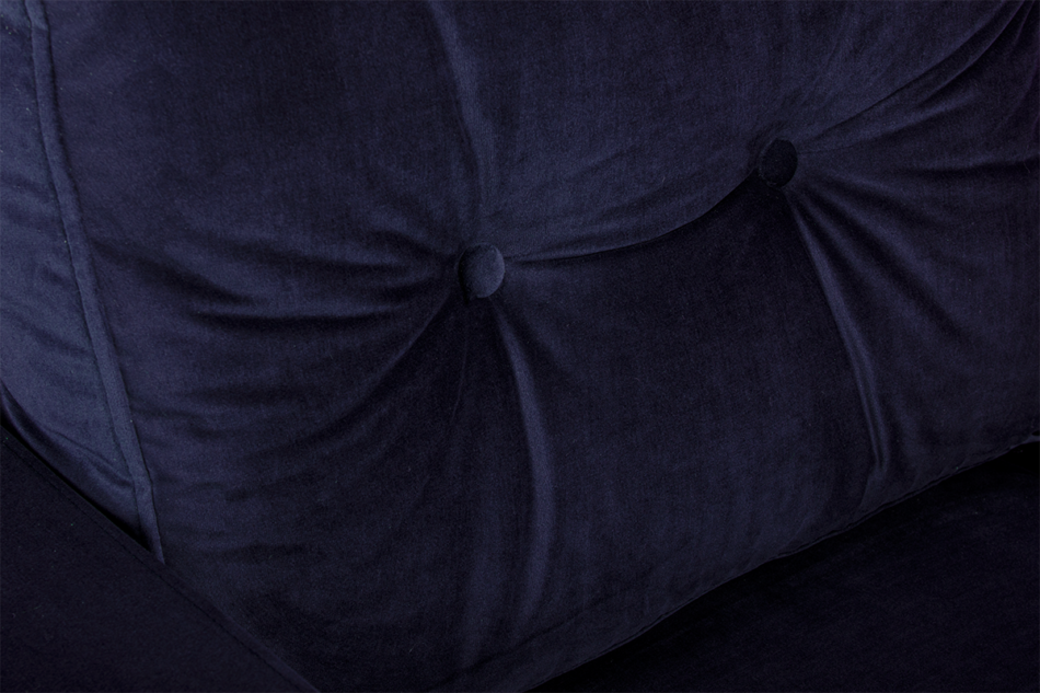 ERISO Granatowy welurowy fotel do salonu granatowy - zdjęcie 6