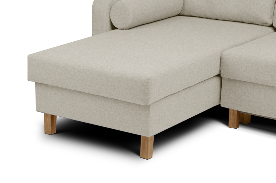 ERISO Beżowy narożnik do salonu beżowy - zdjęcie 4