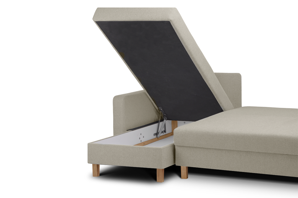 ERISO Beżowy narożnik do salonu beżowy - zdjęcie 3