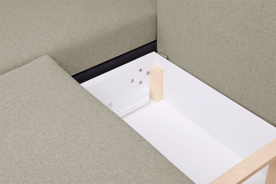 ERISO Beżowy narożnik do salonu beżowy - zdjęcie 7