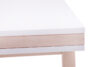 ULMI Stolik kawowy biały matowy/buk olejowany - zdjęcie 5