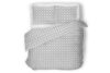 RENA Komplet pościeli z bawełny biały/szary - zdjęcie 2