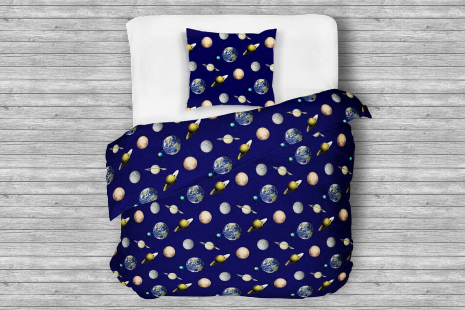 SIDUS Komplet pościeli z bawełny granatowy - zdjęcie 0