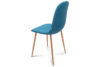 MATRIS Krzesło turkusowy/dąb - zdjęcie 5