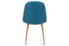 MATRIS Krzesło turkusowy/dąb - zdjęcie 6