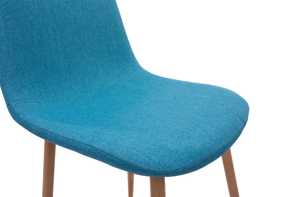 MATRIS Krzesło turkusowy/dąb - zdjęcie 6
