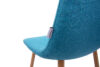 MATRIS Krzesło turkusowy/dąb - zdjęcie 2
