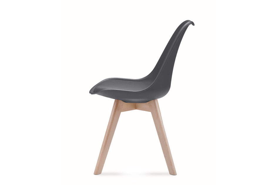 BESO Zestaw krzesła 4 szt. szary - zdjęcie 3