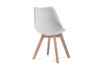 BESO, CALDO Zestaw krzesła 4 szt.+ stół biały/dąb naturalny - zdjęcie 13