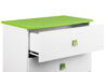 PABIS Zestaw meble do pokoju dziecka zielone 4 elementy biały/zielony - zdjęcie 7