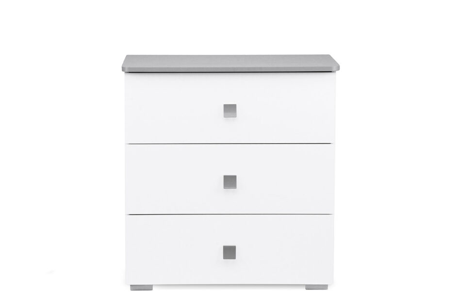 PABIS Komoda dla dzieci szara biały/szary - zdjęcie 0