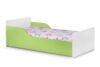 PABIS Zestaw meble do pokoju dziecka zielone 4 elementy biały/zielony - zdjęcie 9