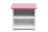 PABIS Szafka dla dziewczynki różowa biały/różowy - zdjęcie 1