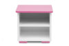 PABIS Zestaw meble do pokoju dziewczynki różowe 4 elementy biały/różowy - zdjęcie 4
