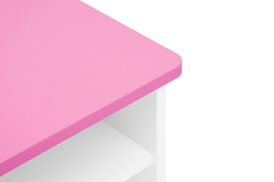 PABIS Szafka dla dziewczynki różowa biały/różowy - zdjęcie 2