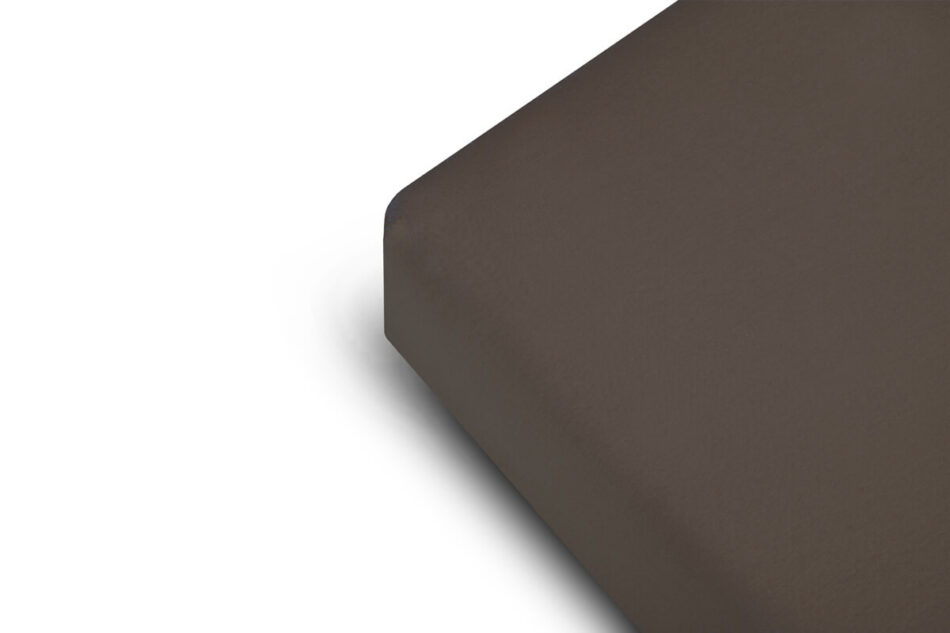 DERMI Prześcieradło z gumką brązowy - zdjęcie 3