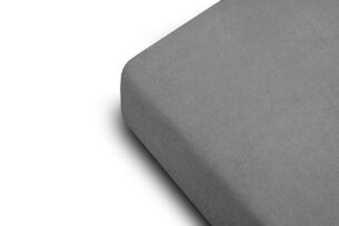 SOPRO, https://dev1-mda.konsimo.pl/kolekcja/sopro/ Prześcieradło z gumką szary - zdjęcie