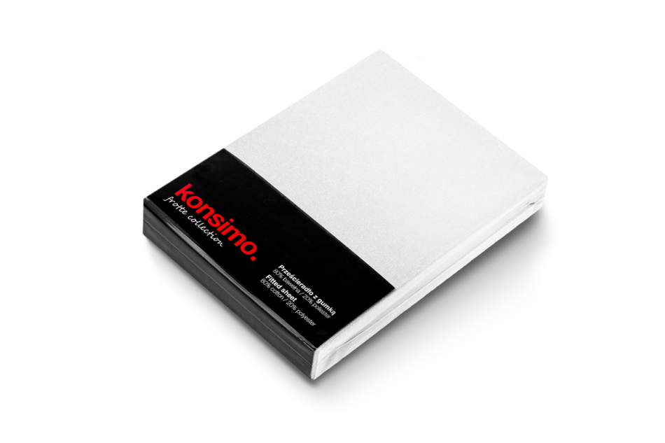 SOPRO Prześcieradło z gumką biały - zdjęcie 2