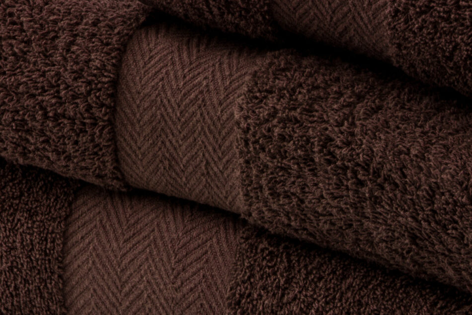 LENTE Komplet ręczników średnich 4 szt. brązowy - zdjęcie 6