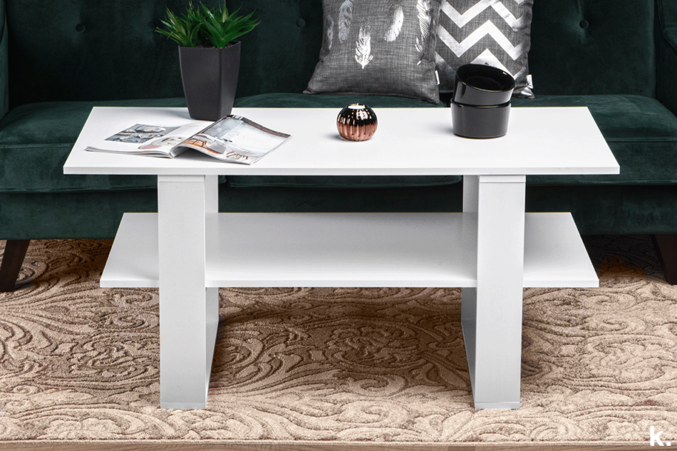 VILIS Stolik kawowy biały - zdjęcie 1