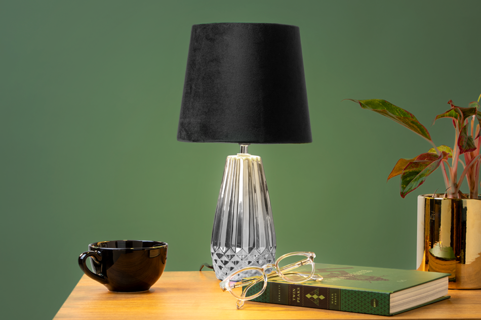 ERANA Lampa stołowa srebrny/czarny - zdjęcie 2