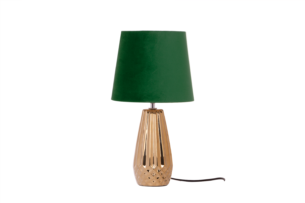 ERANA, https://dev1-mda.konsimo.pl/kolekcja/erana/ Lampa stołowa złoty/zielony - zdjęcie