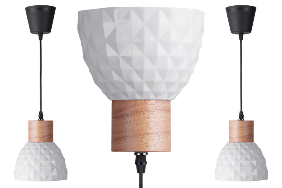 KARI Zestaw lamp wiszących 3 szt. biały - zdjęcie 3