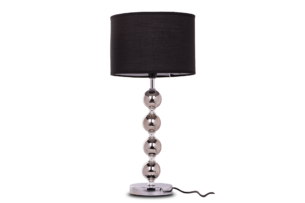 RASI, https://dev1-mda.konsimo.pl/kolekcja/rasi/ Lampa stołowa srebrny/czarny - zdjęcie