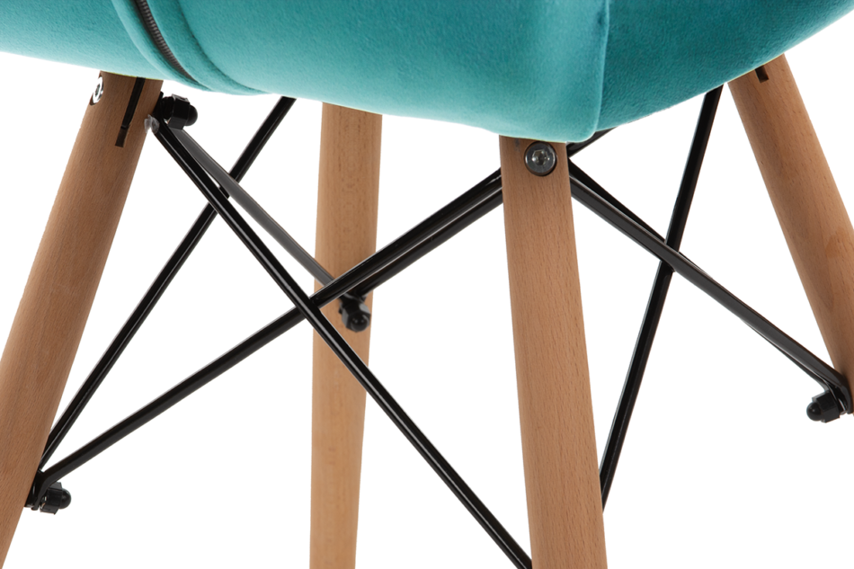 TRIGO Krzesło turkusowy - zdjęcie 4