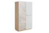 FRIGI Szafa biały/dąb - zdjęcie 1