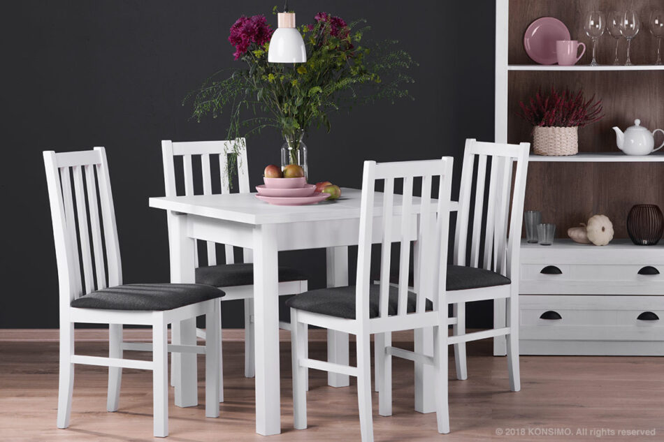 SALUTO Stół szary / bialy - zdjęcie 1