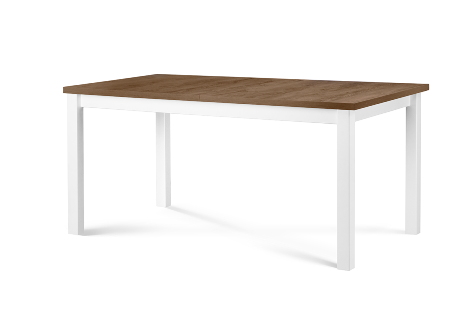 CENARE Stół biały/ciemny dąb - zdjęcie 1