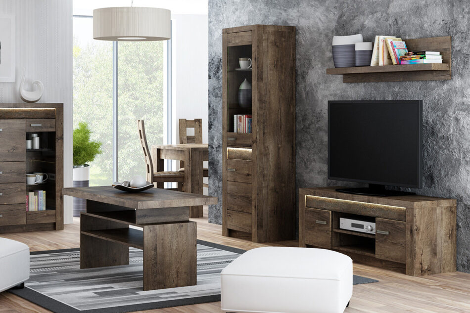 ALGORI Szafka RTV jesion ciemny - zdjęcie 1