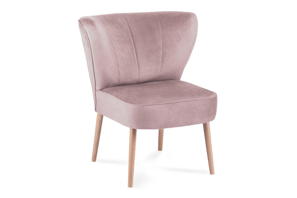 CLAVI Fotel jasny różowy - zdjęcie 1