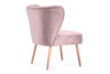 CLAVI Fotel jasny różowy - zdjęcie 3