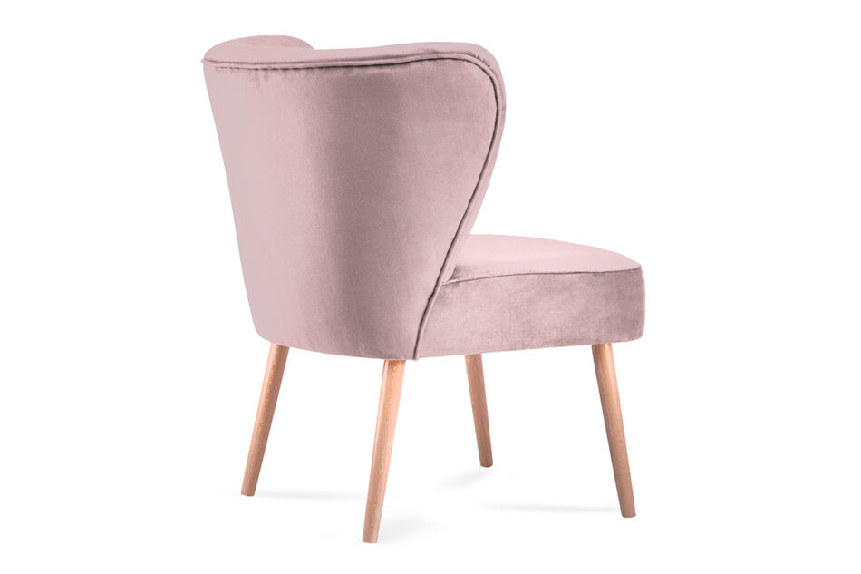 CLAVI Fotel jasny różowy - zdjęcie 2