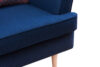 STRALIS Fotel granatowy - zdjęcie 5
