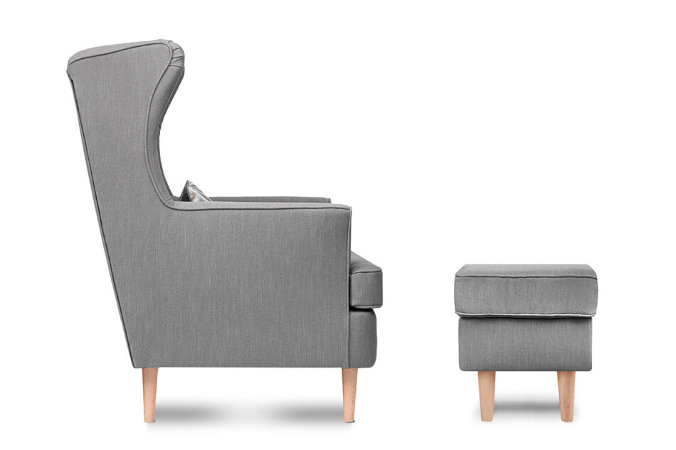 STRALIS Puf szary - zdjęcie 1