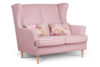 STRALIS Sofa 2 różowy - zdjęcie 2