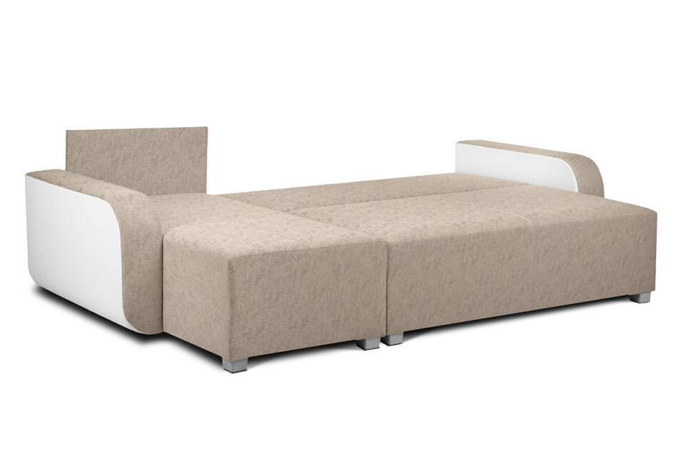 FABIRO Narożnik lewy/prawy beżowy/biały - zdjęcie 2