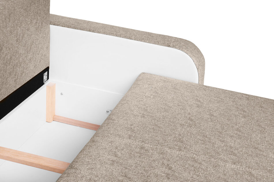 FABIRO Narożnik lewy/prawy beżowy/biały - zdjęcie 6