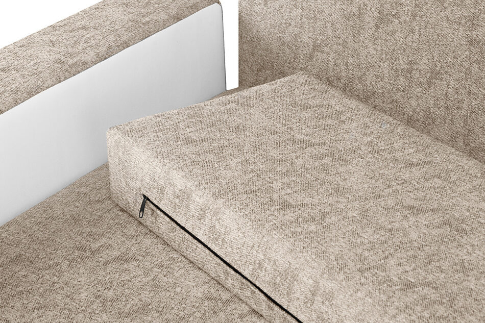 FABIRO Narożnik lewy/prawy beżowy/biały - zdjęcie 5