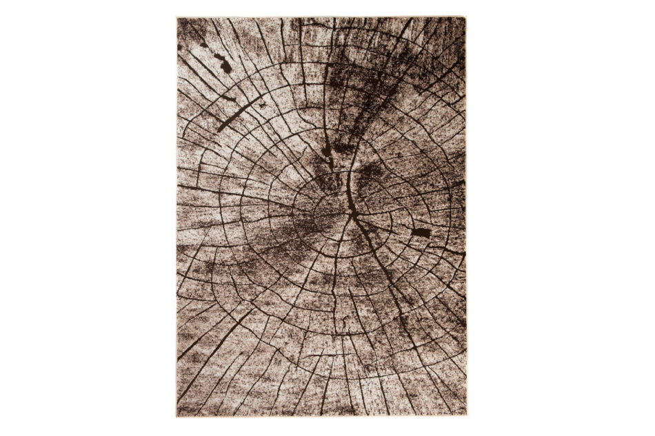 TRONCO Dywan brązowy/beżowy/kremowy - zdjęcie 0
