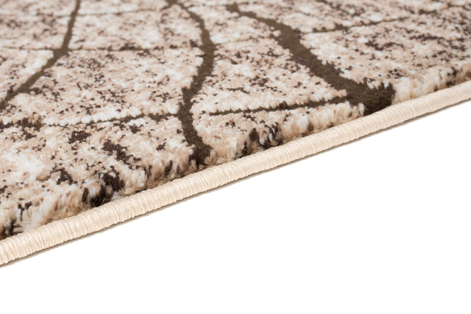 TRONCO Dywan brązowy/beżowy/kremowy - zdjęcie 2