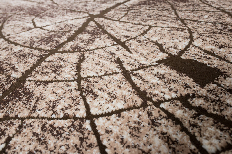 TRONCO Dywan brązowy/beżowy/kremowy - zdjęcie 5