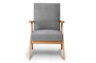 NASET, https://dev1-mda.konsimo.pl/kolekcja/naset/ Fotel szary/jasny dąb - zdjęcie