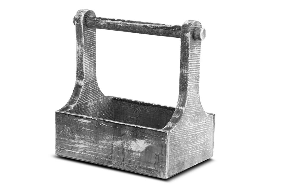 AGROTIO Skrzynka z uchwytem szary - zdjęcie 1