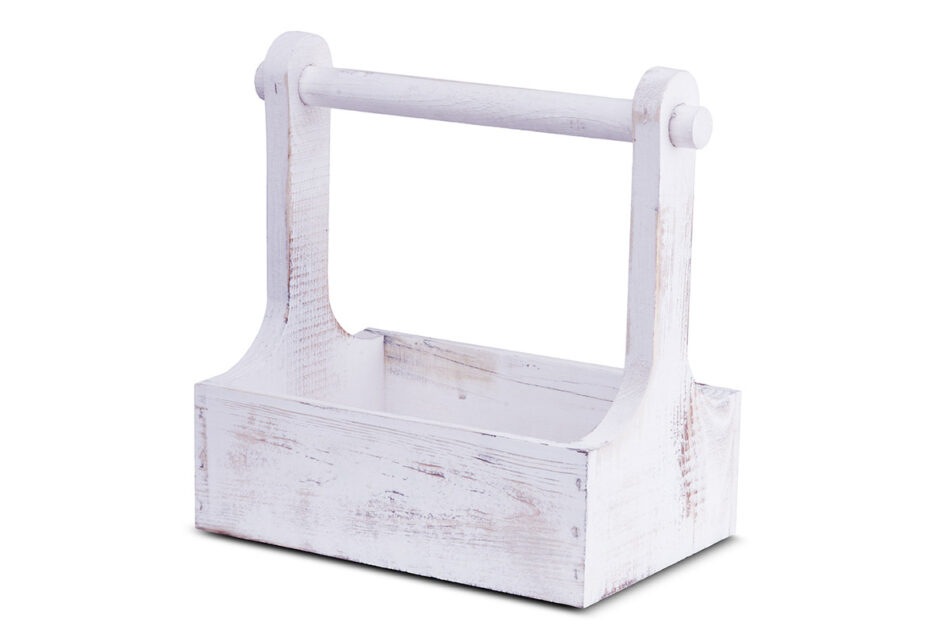 AGROTIO Skrzynka z uchwytem biały - zdjęcie 1